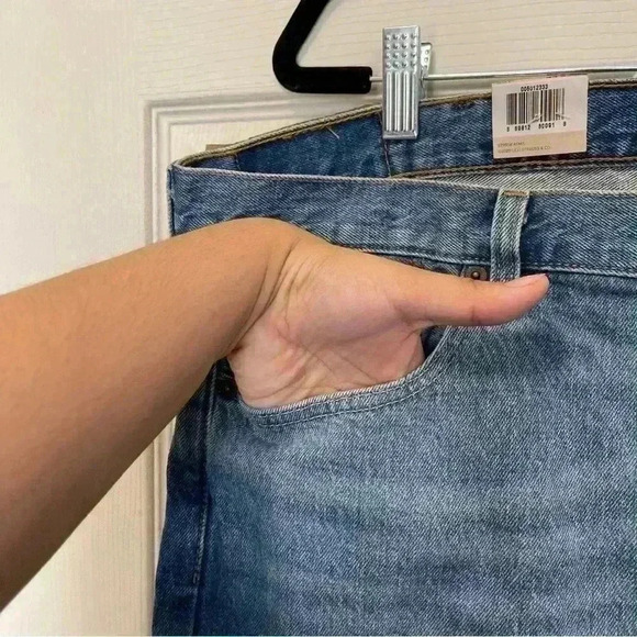 Levi’s Men’s 501 Stretch Mid Wash Blue Sz 44 x 30 - Picture 3 of 7